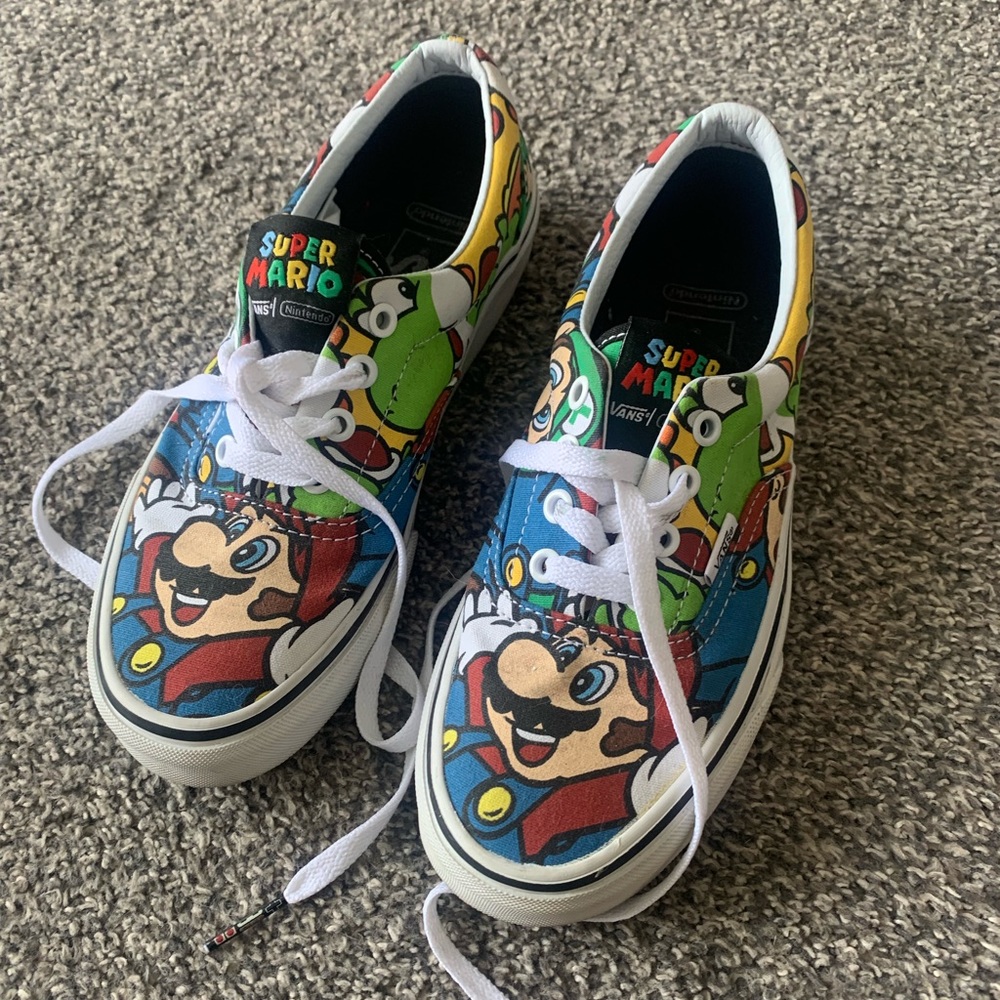 Exclusive Super Mario Vans, worn once